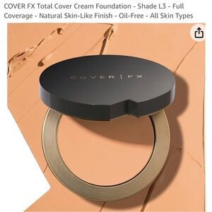 Cover FX cream foundation L3
